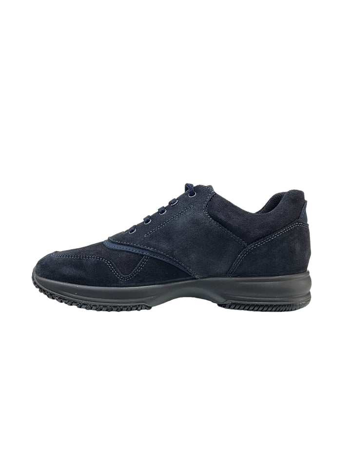 scarpe comfort uomo  pelle enval soft art.4712011 blu notte
