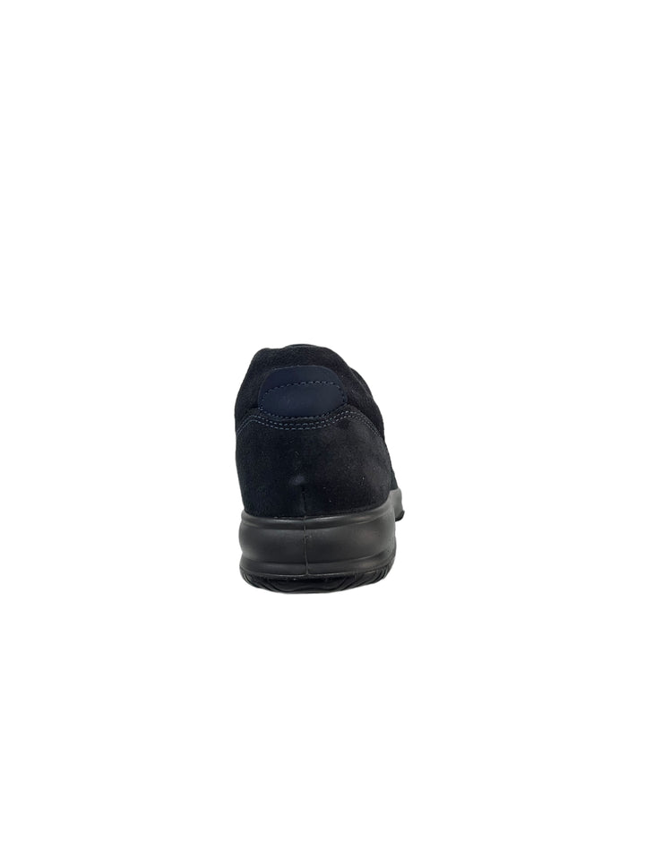scarpe comfort uomo  pelle enval soft art.4712011 blu notte