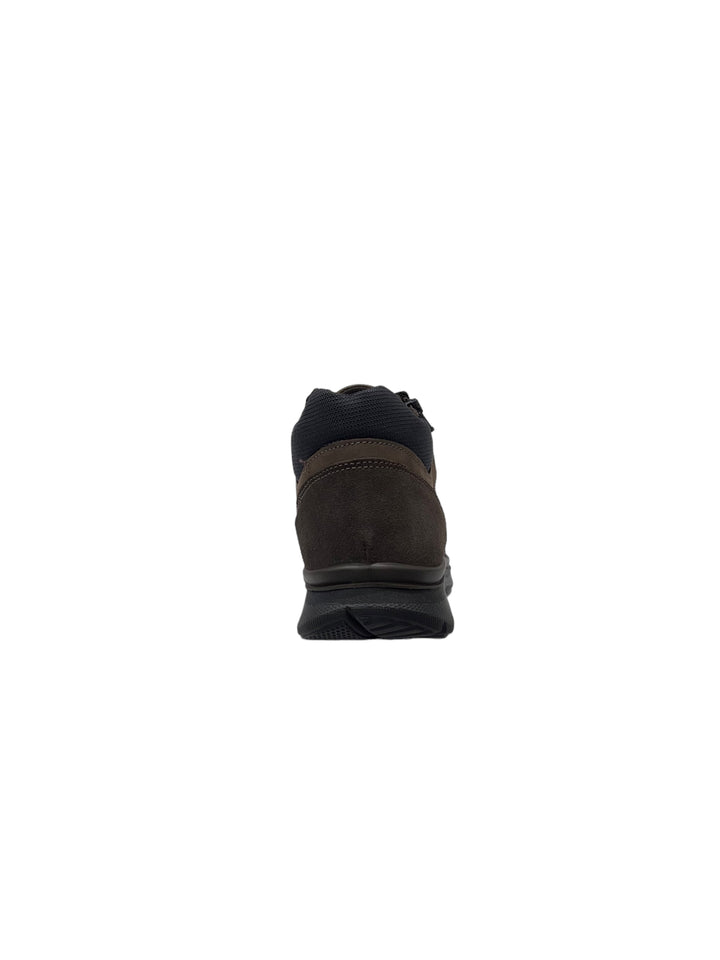 scarpe comfort uomo pelle enval soft art.4717233 marrone scuro
