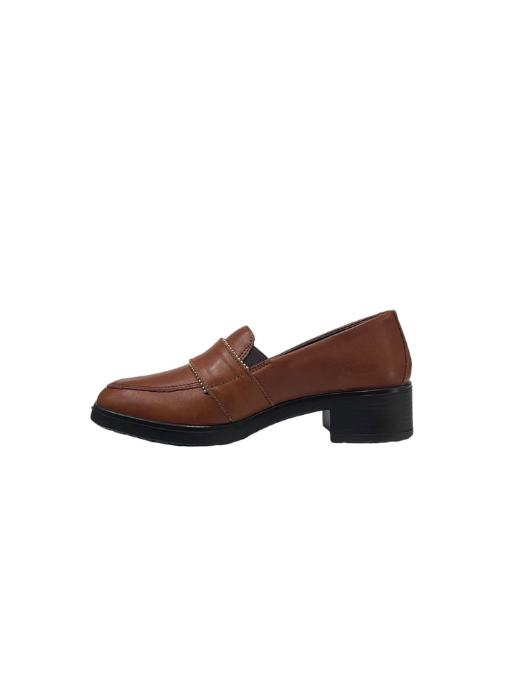 mocassini donna pelle enval soft art. 4750022 cognac