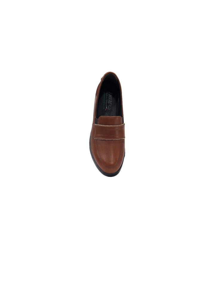 mocassini donna pelle enval soft art. 4750022 cognac