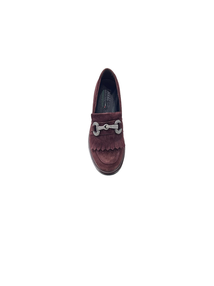 mocassini donna pelle enval soft art. 4754244 bordò