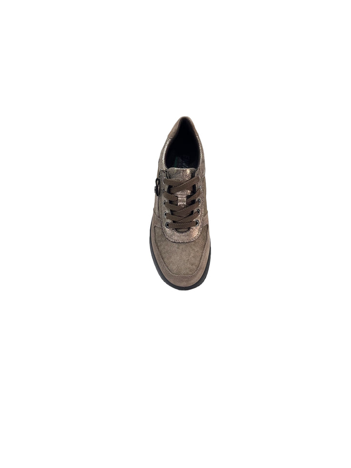 scarpe donna pelle zip enval soft art. 4760322 fango