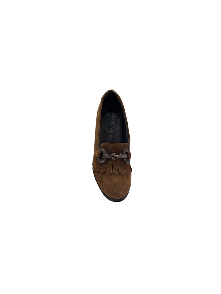 mocassini donna pelle enval soft art. 4762744 cognac
