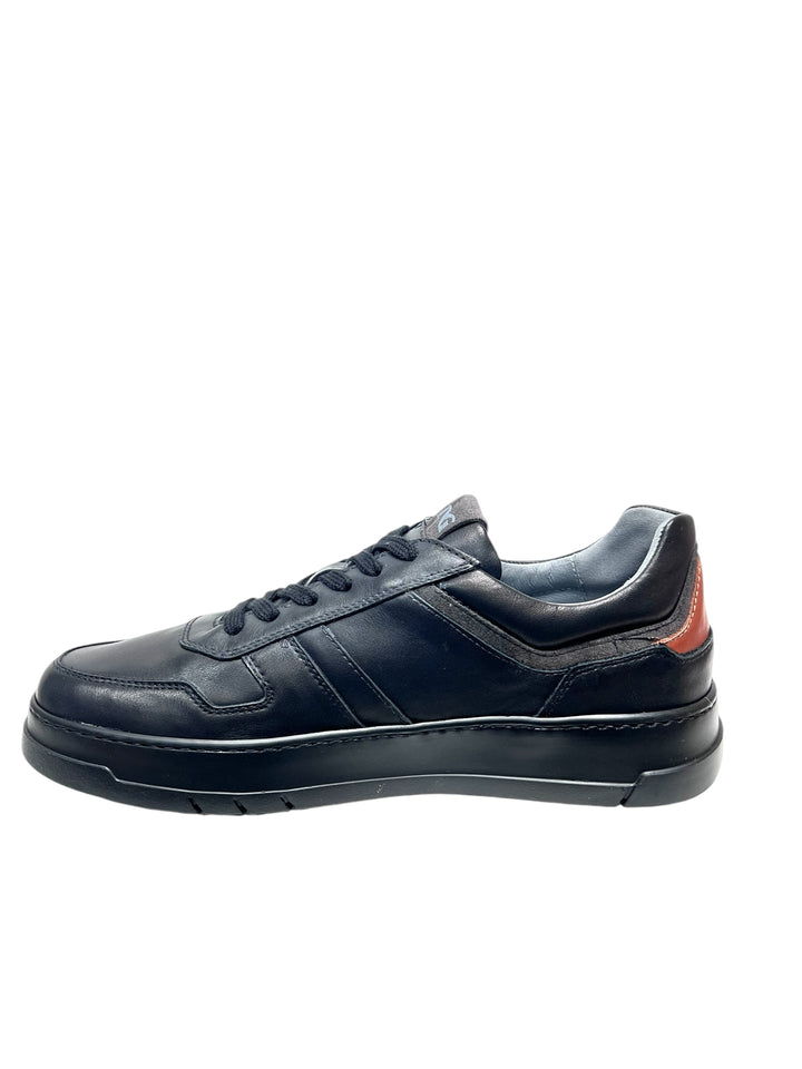 sneakers uomo pelle nero giardini art.i400480u100 nero