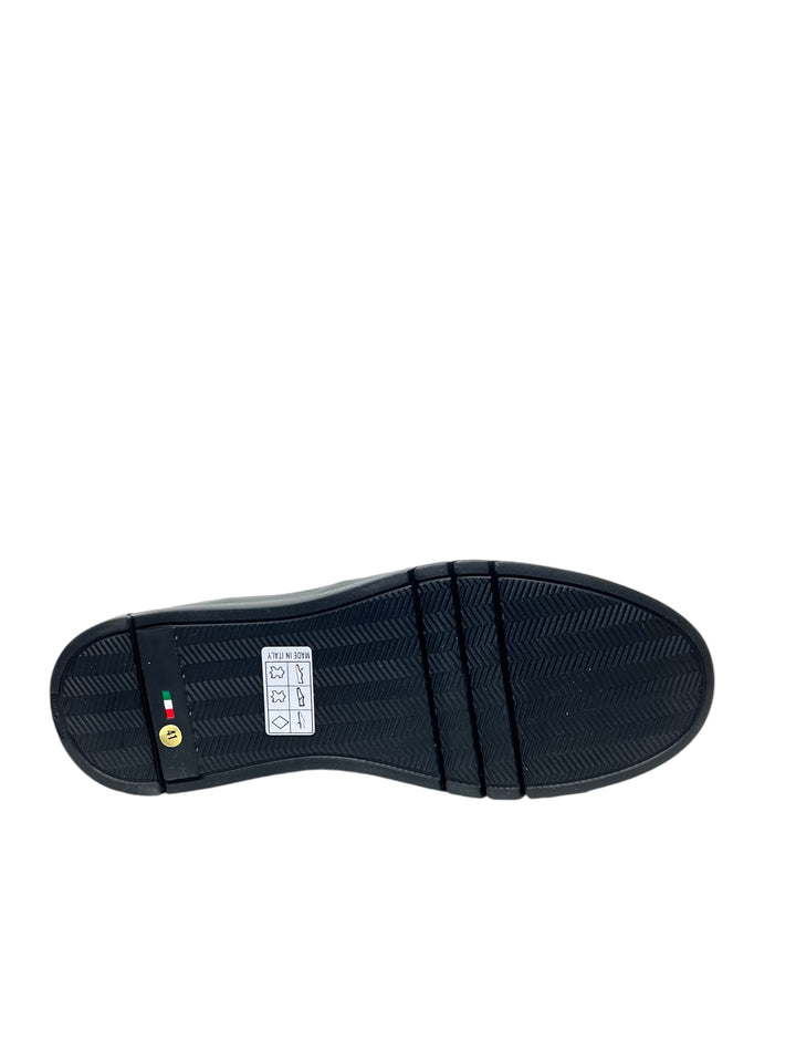 sneakers uomo pelle nero giardini art.i400480u100 nero