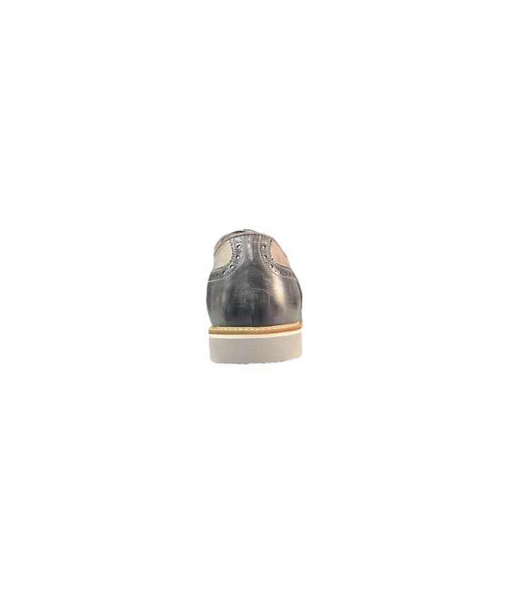 stringate uomo pelle nero giardini art. 4842u101 grigio