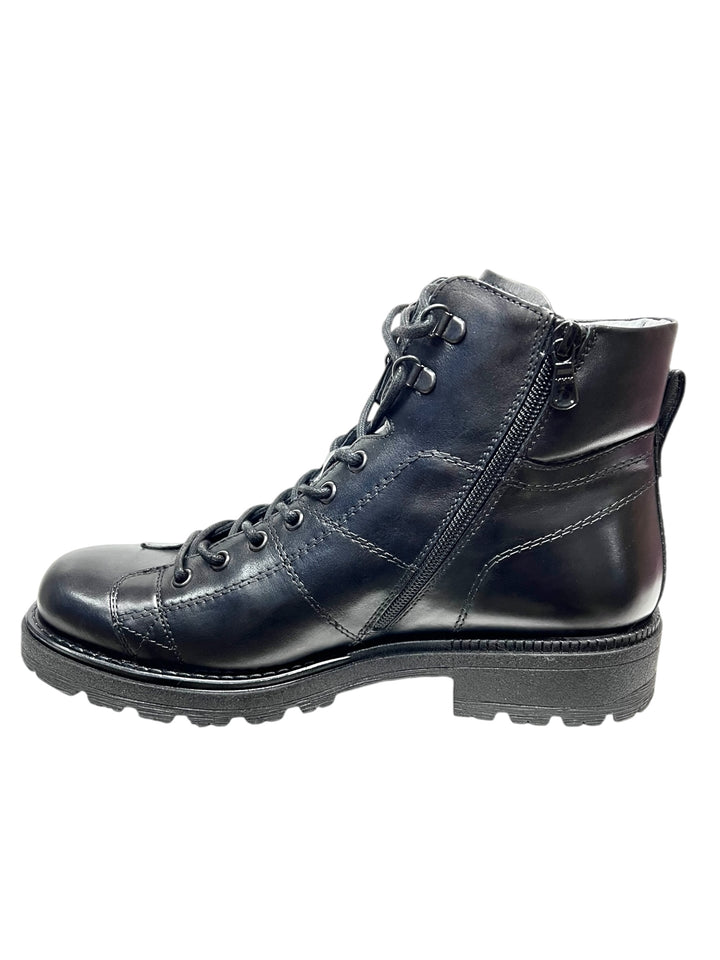 anfibi corti uomo pelle nero giardini art.i400510u100 nero
