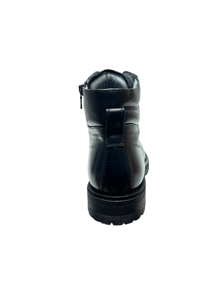 anfibi corti uomo pelle nero giardini art.i400510u100 nero