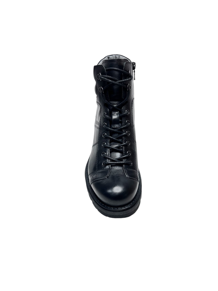 anfibi corti uomo pelle nero giardini art.i400510u100 nero