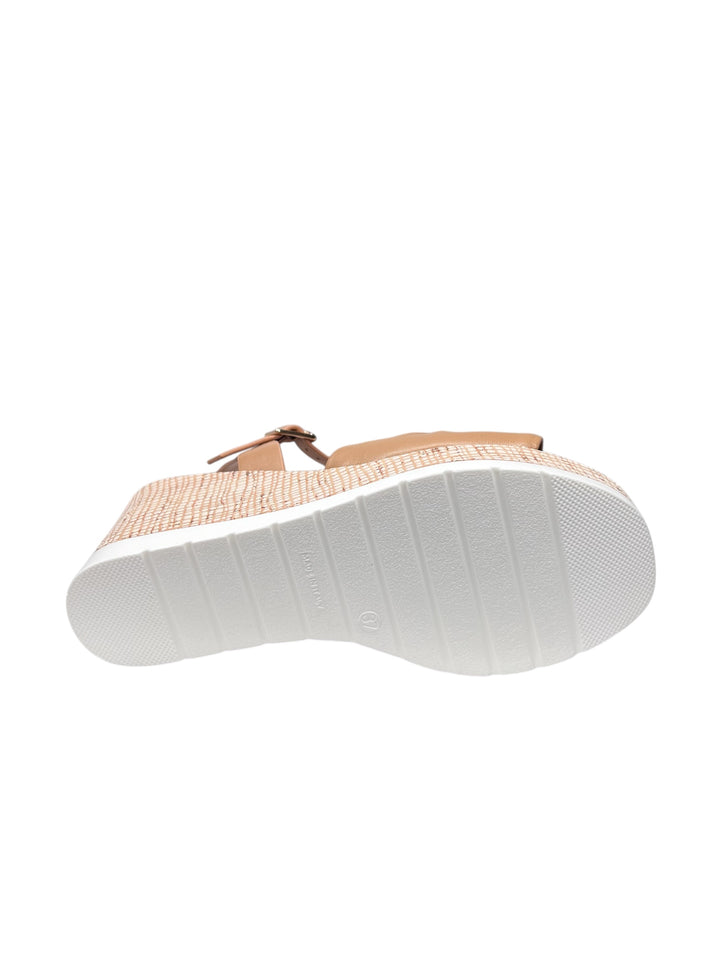 LA REPO  sandalo donna pelle camel