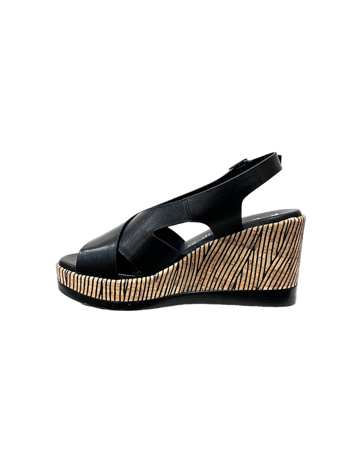 sandali donna pelle la repo art.51267-e4 nero