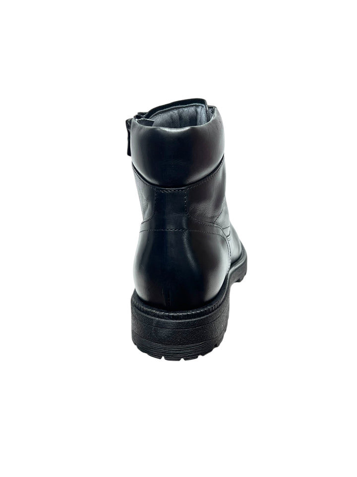 anfibi corti uomo pelle nero giardini art.i400513u100 nero