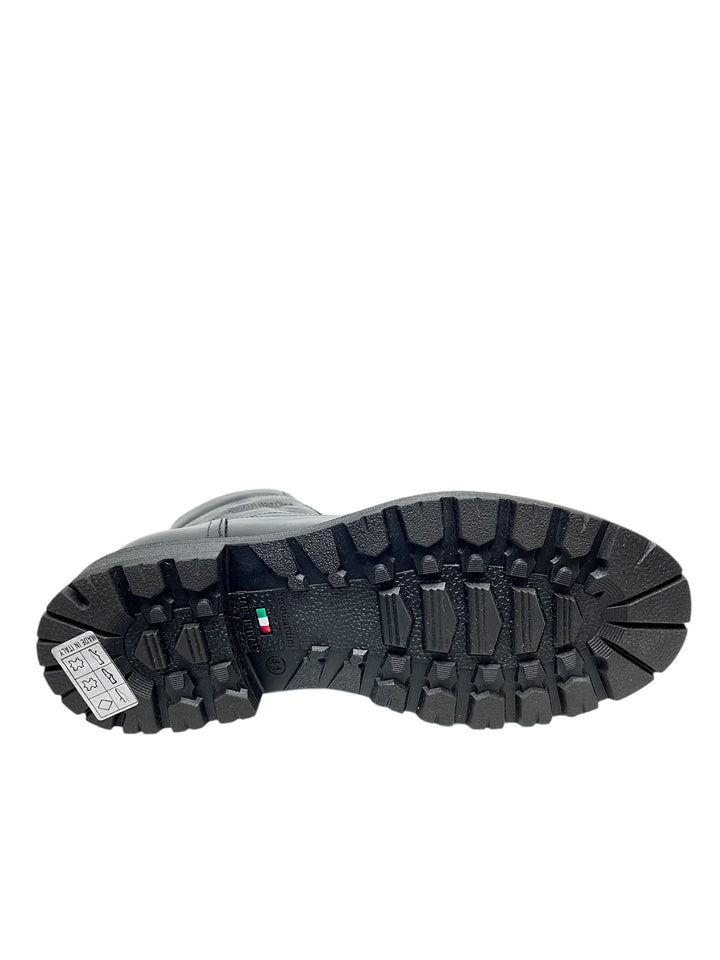 anfibi corti uomo pelle nero giardini art.i400513u100 nero