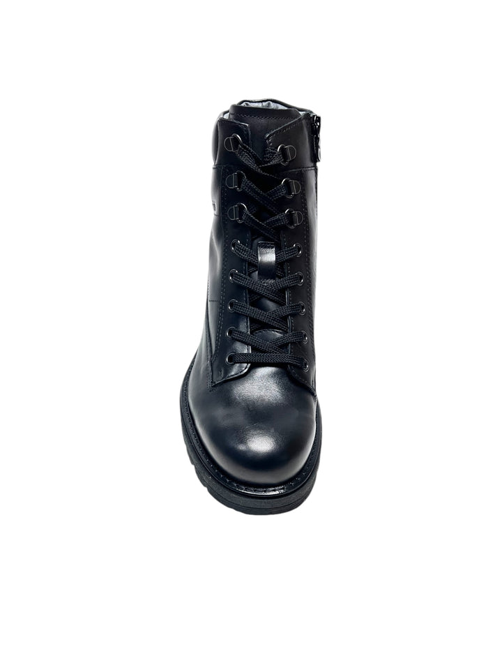 anfibi corti uomo pelle nero giardini art.i400513u100 nero