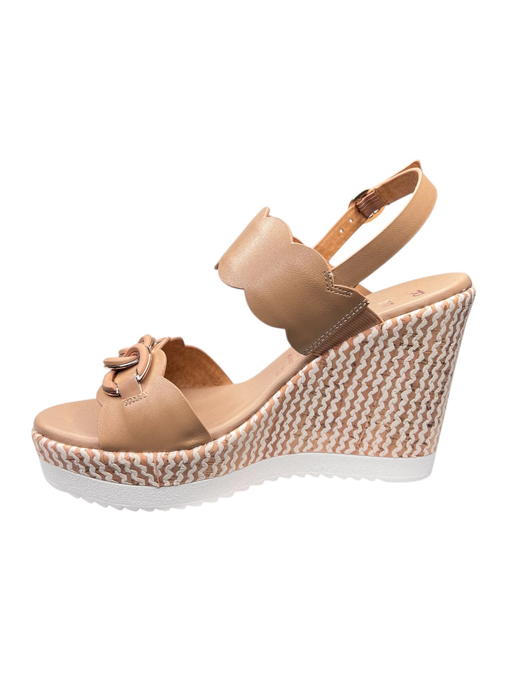 LA REPO  sandalo donna pelle camel