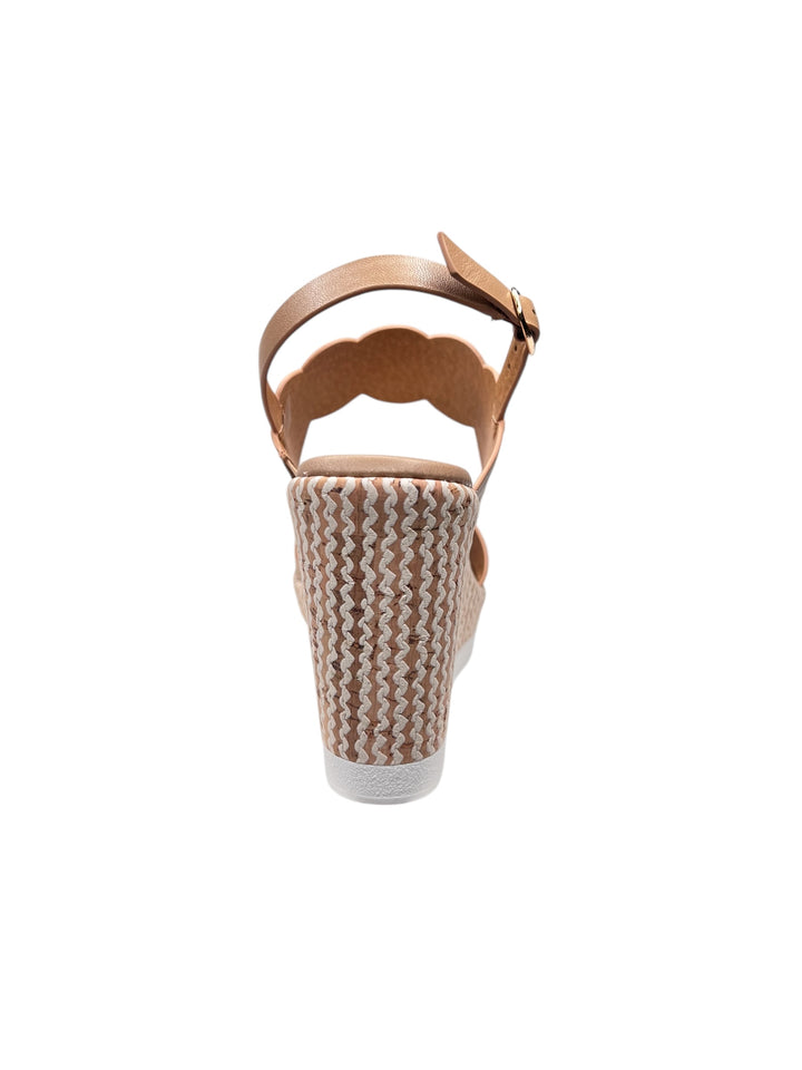LA REPO  sandalo donna pelle camel