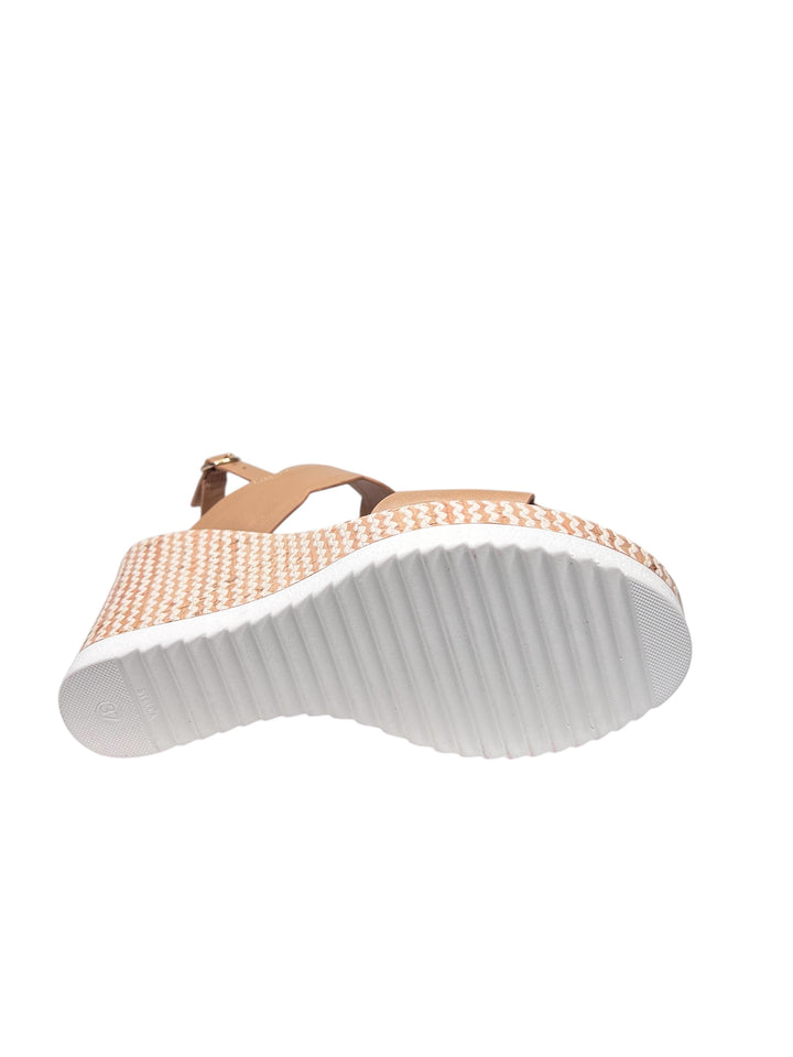 LA REPO  sandalo donna pelle camel