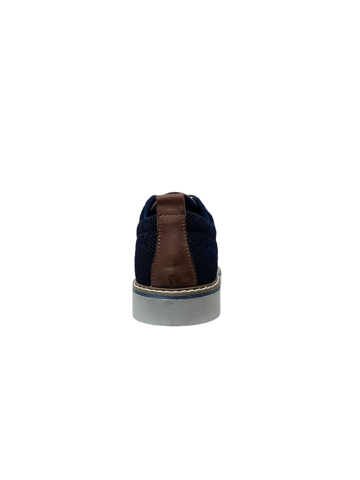 stringate uomo pelle-tela igi&co art. 5608611 blu
