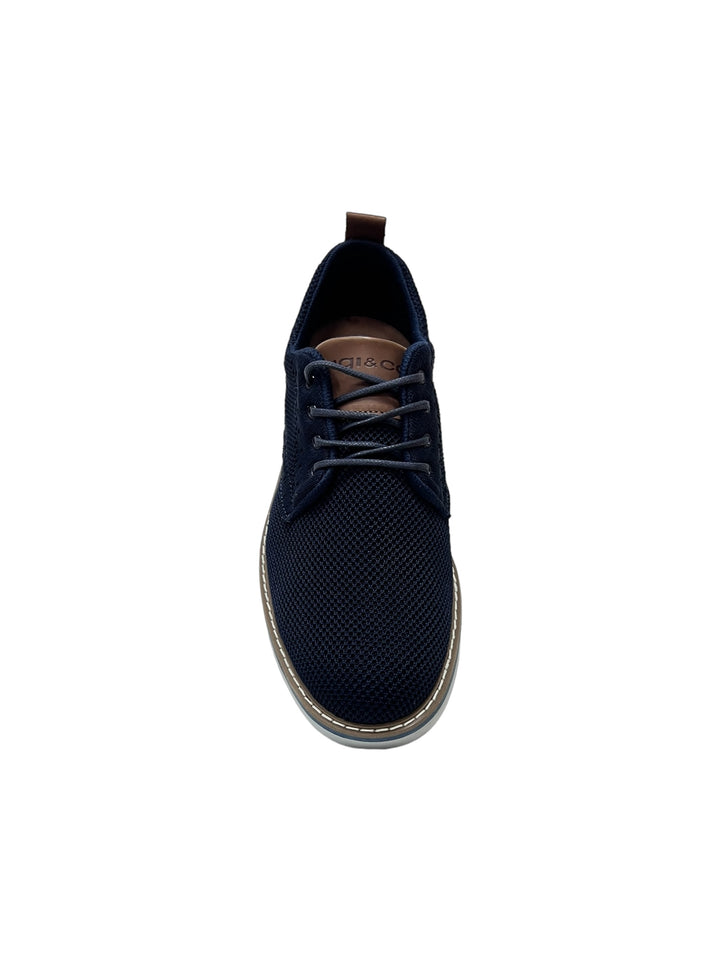 stringate uomo pelle-tela igi&co art. 5608611 blu
