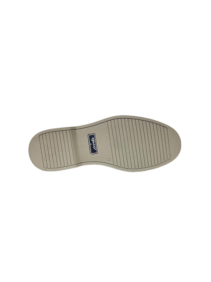 stringate uomo pelle-tela igi&co art. 5608622 taupe
