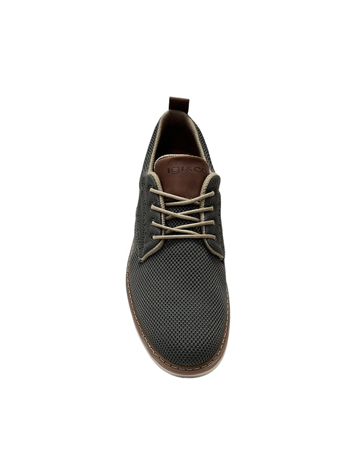 stringate uomo pelle-tela igi&co art. 5608622 taupe