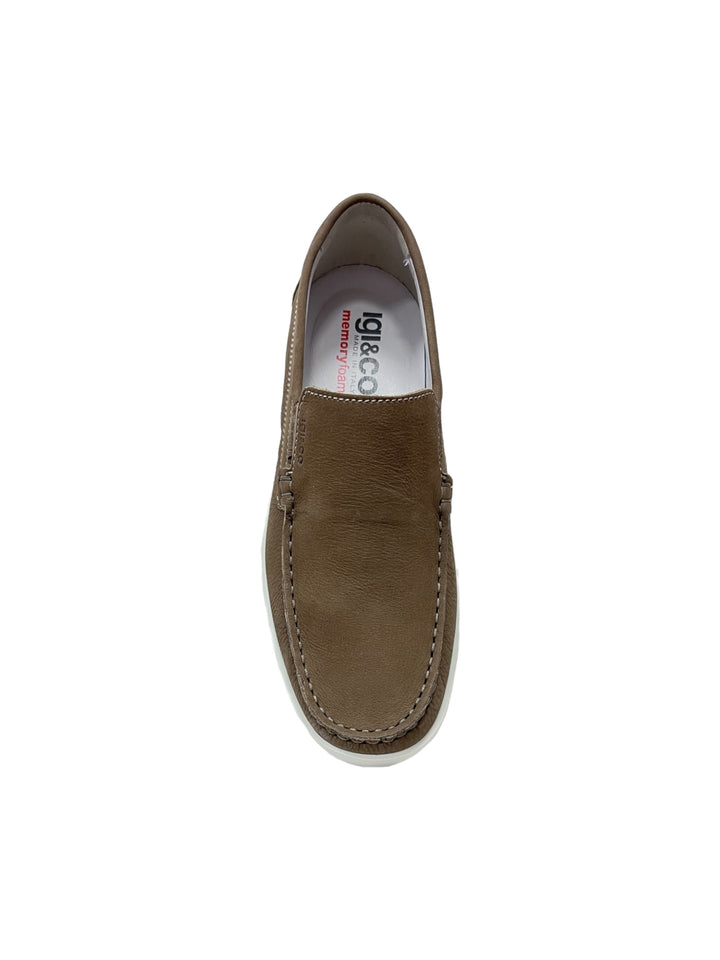 mocassini uomo pelle igi&co art. 5616211 taupe