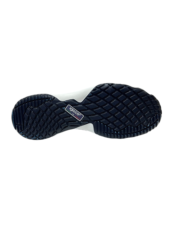sneakers uomo pelle-tela igi&co art. 5621500 blu