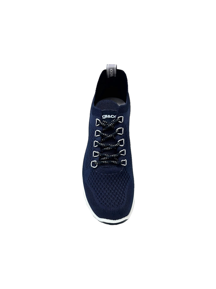sneakers uomo pelle-tela igi&co art. 5621500 blu