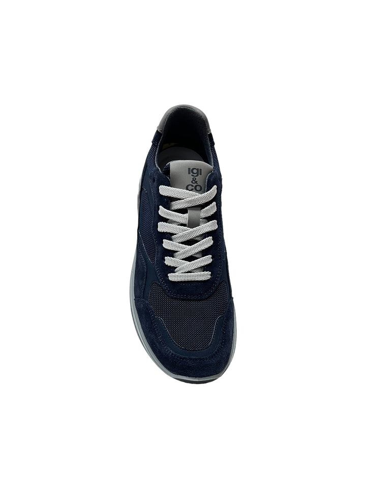 sneakers uomo pelle-tela igi&co art. 5625100 blu