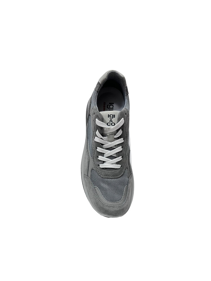 sneakers uomo pelle-tela igi&co art. 5625111 grigio