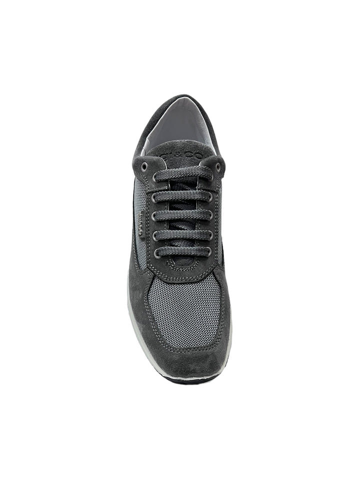 sneakers uomo pelle-tela igi&co art. 5626811 asfalto