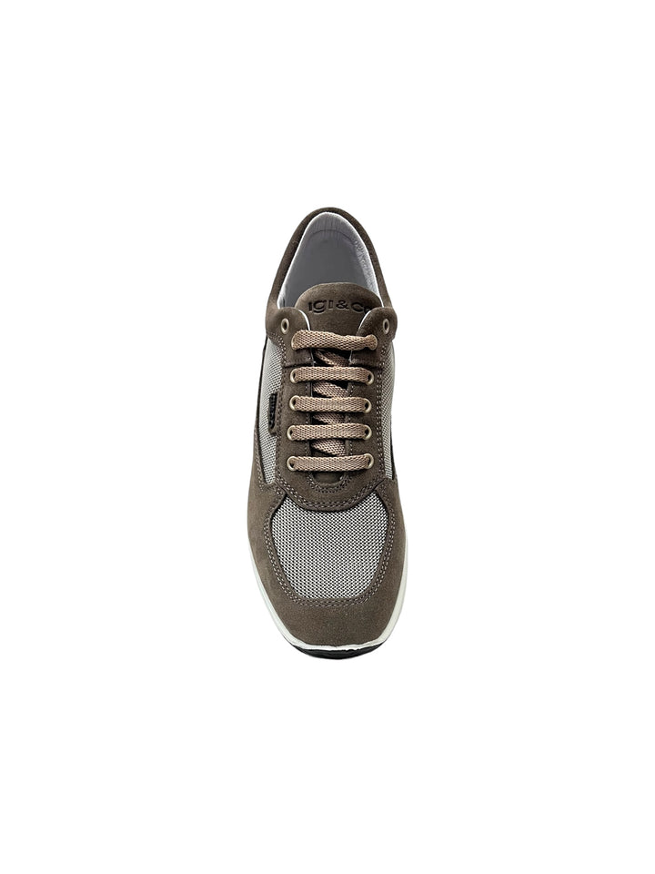 sneakers uomo pelle-tela igi&co art. 5626822 tortora