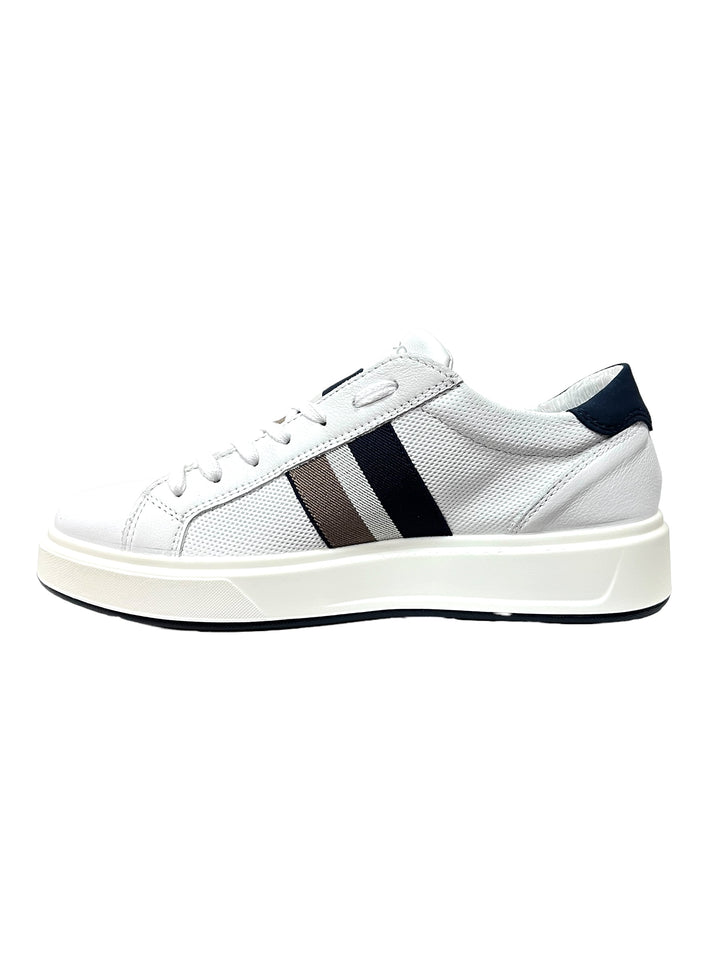 sneakers uomo pelle igi&co art. 5632200 bianco-blu