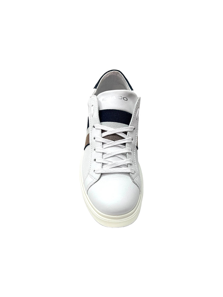 sneakers uomo pelle igi&co art. 5632200 bianco-blu