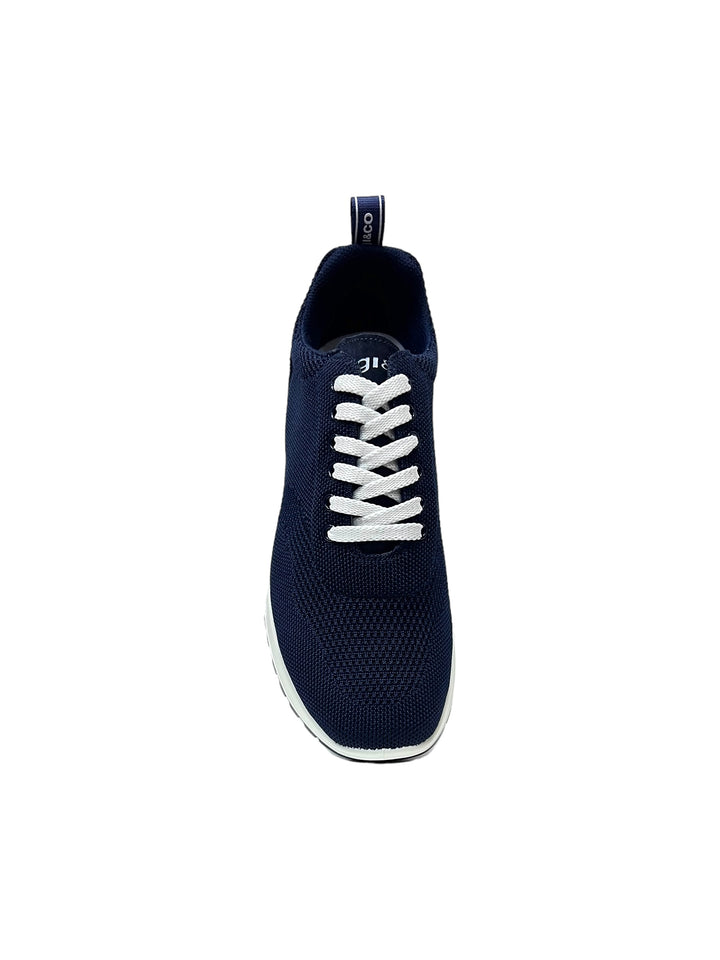 sneakers uomo pelle-tela igi&co art. 5633900 blu