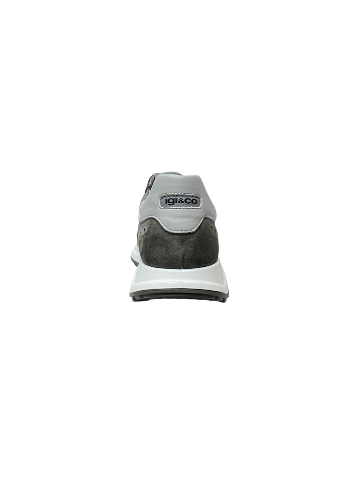 sneakers uomo pelle-tela igi&co art. 5635833 peltro