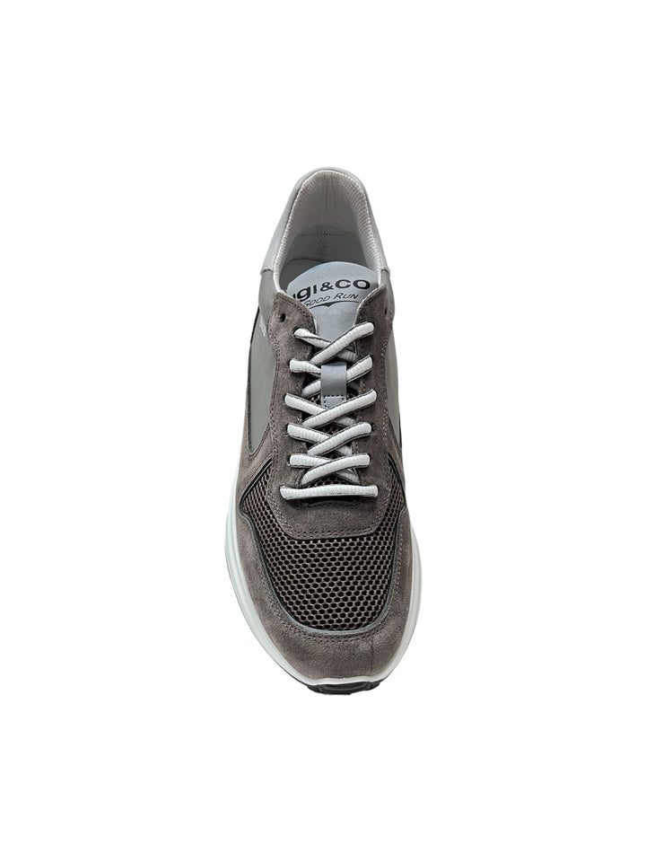 sneakers uomo pelle-tela igi&co art. 5635833 peltro
