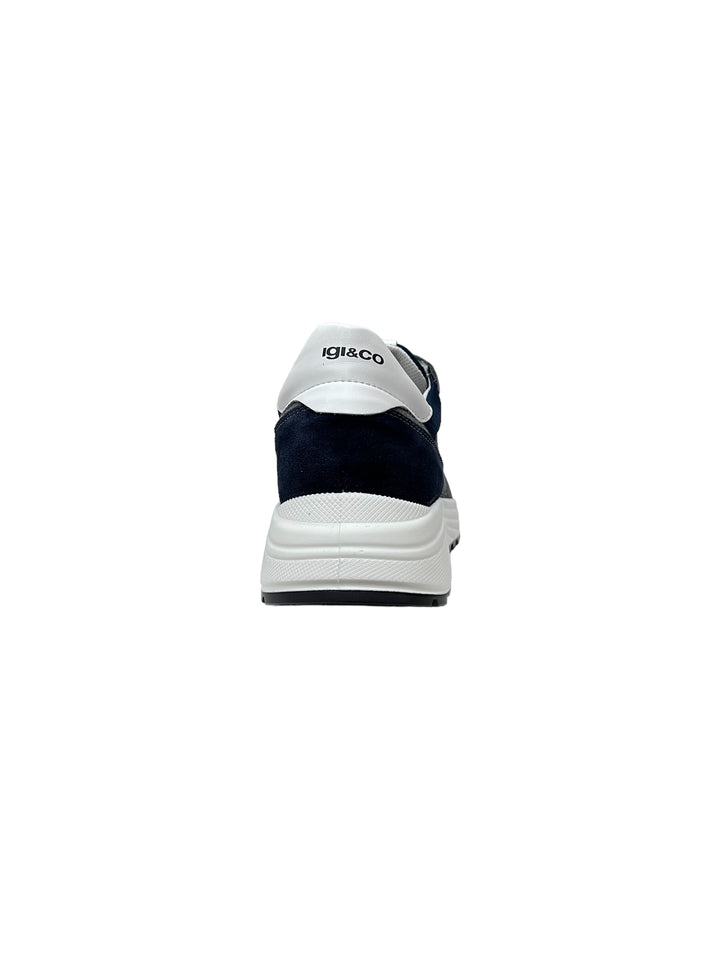 sneakers uomo pelle-tela igi&co art. 5637700 grafite