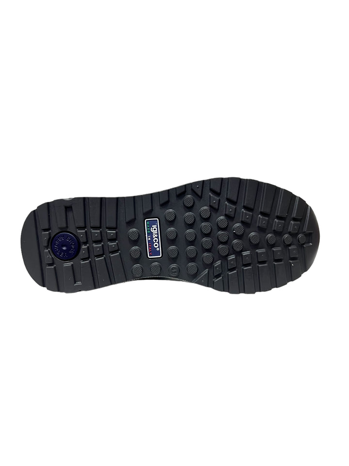 sneakers uomo pelle-tela igi&co art. 5637700 grafite