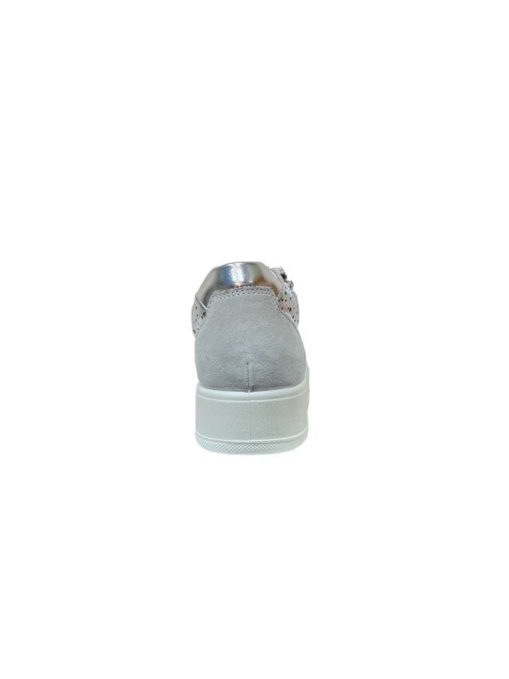 sneakers donna pelle igi&co art.5658211 argento