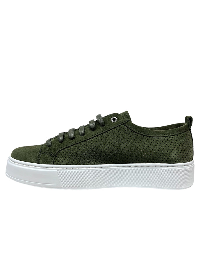 sneakers uomo pelle exton art. 565 loden