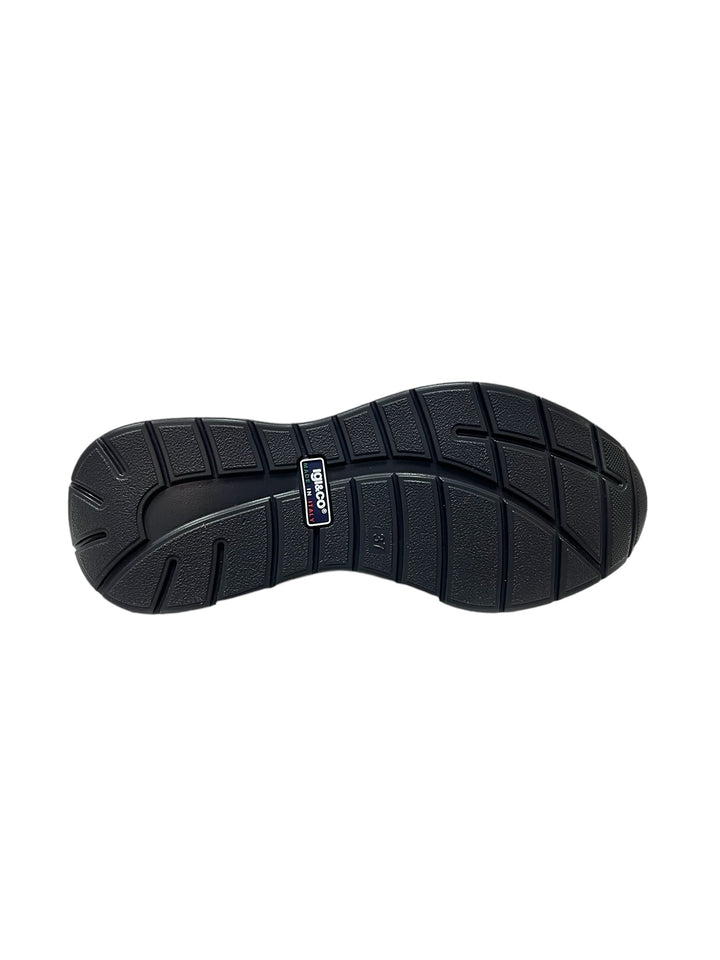 sneakers donna pelle-elasticizzato igi&co art.5664711 bianco-argento