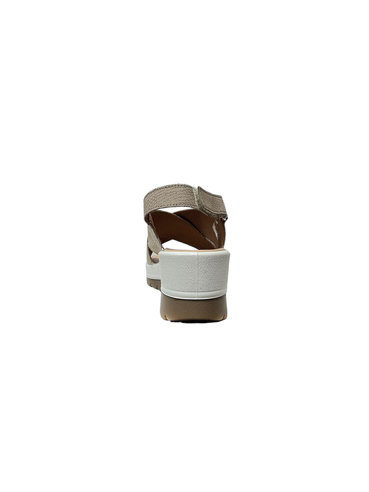 sandali donna pelle igi&co art.5667333 taupe