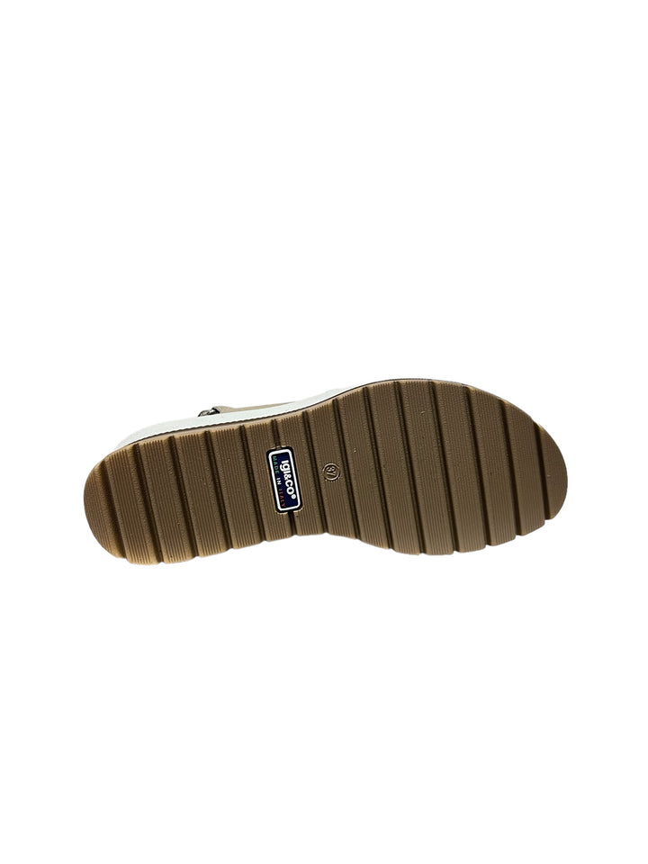 sandali donna pelle igi&co art.5667333 taupe