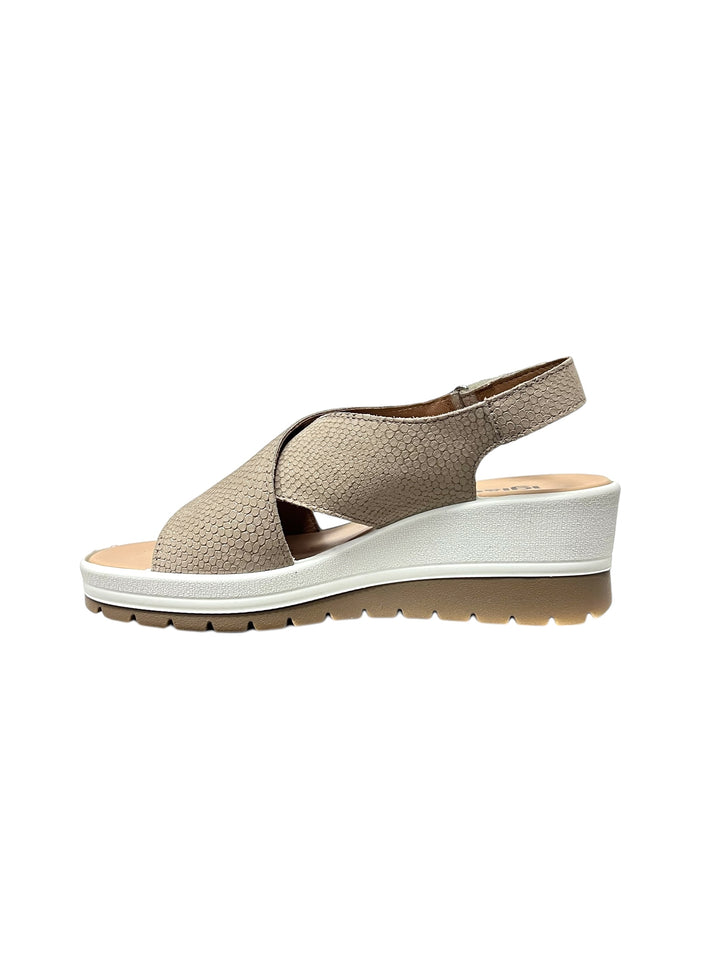 sandali donna pelle igi&co art.5667333 taupe