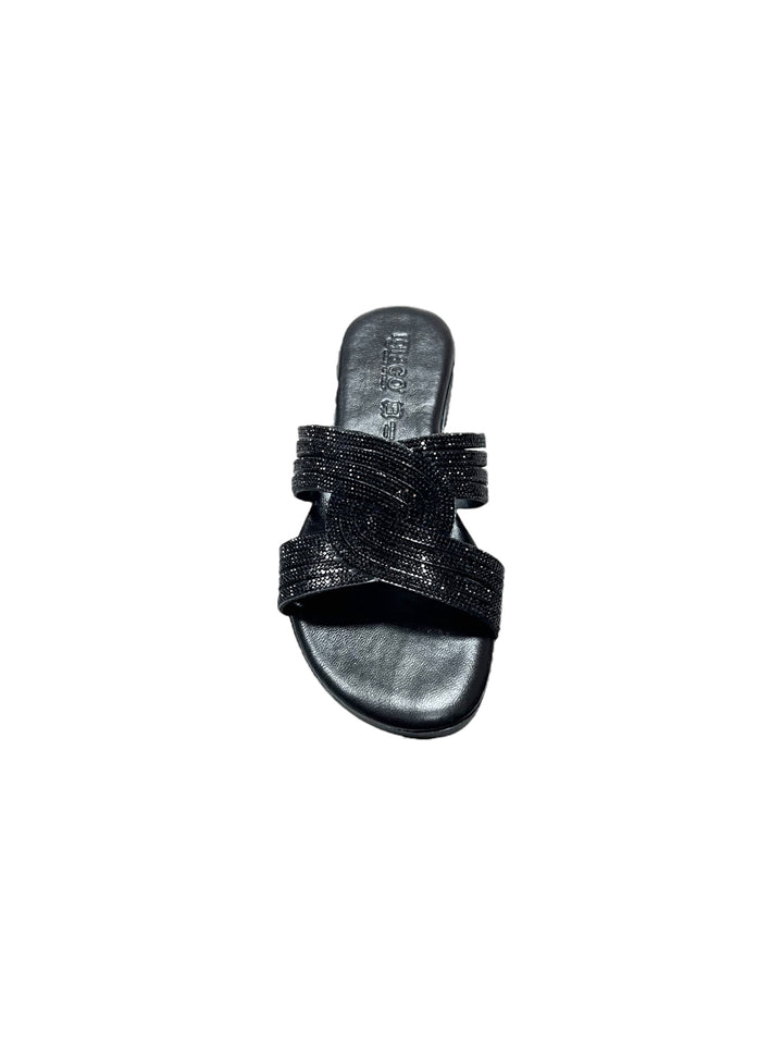 sandali ciabattine donna pelle igi&co art.5682400 nero