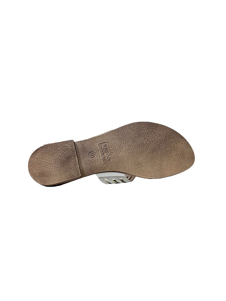 sandali ciabattine donna pelle igi&co art.5682444 latte