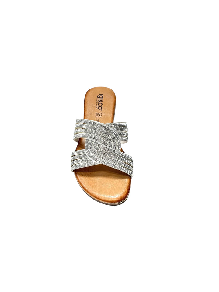 sandali ciabattine donna pelle igi&co art.5682444 latte