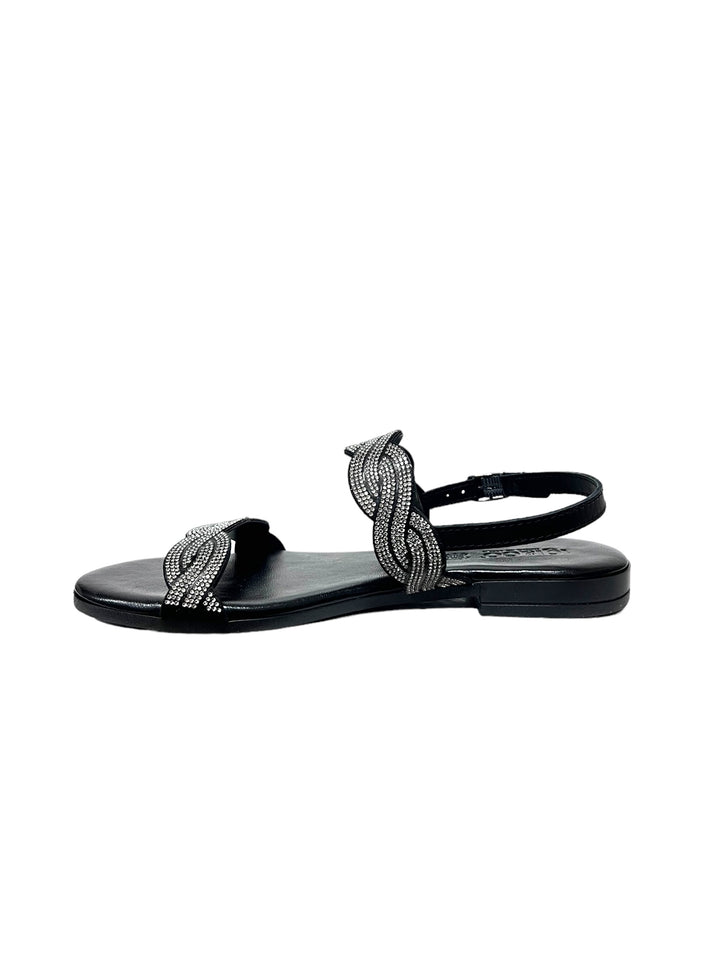 sandali donna pelle igi&co art.5682500 nero